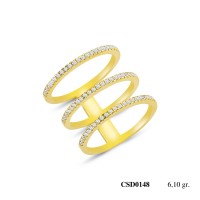  Silver Ring with stone CSD148-925K