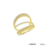  Silver Ring with stone CSD153-925K