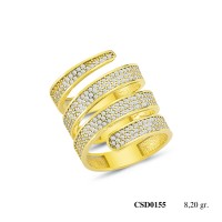  Silver Ring with stone CSD155-925K