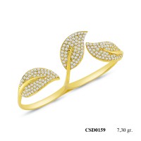  Silver Ring with stone CSD159-925K