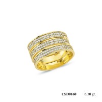  Silver Ring with stone CSD160-925K
