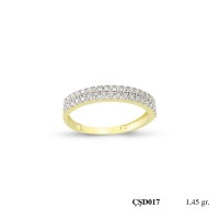  Silver Ring with stone CSD17-925K