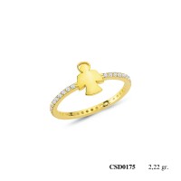  Silver Ring with stone CSD175-925K