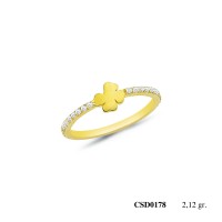  Silver Ring with stone CSD178-925K