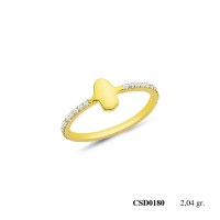 Silver Ring with stone CSD180-925K