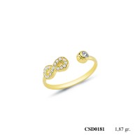  Silver Ring with stone CSD181-925K