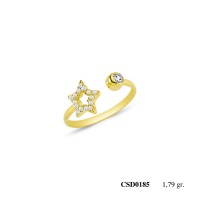 Silver Ring with stone CSD185-925K