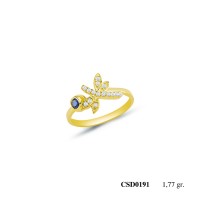  Silver Ring with stone CSD191-925K