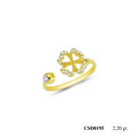  Silver Ring with stone CSD195-925K