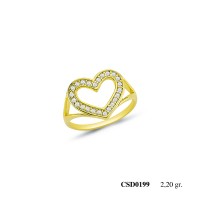  Silver Ring with stone CSD199-925K