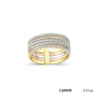  Silver Ring with stone CSD20-925K