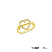  Silver Ring with stone CSD203-925K