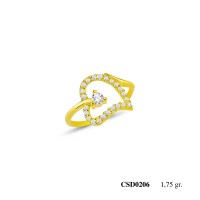 Silver Ring with stone CSD206-925K