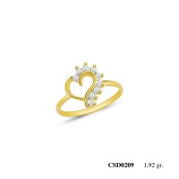  Silver Ring with stone CSD209-925K