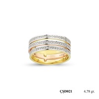  Silver Ring with stone CSD21-925K
