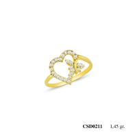  Silver Ring with stone CSD211-925K