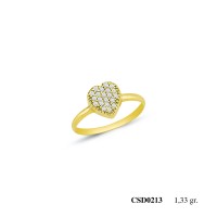  Silver Ring with stone CSD213-925K