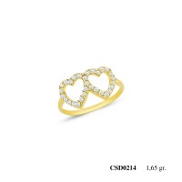  Silver Ring with stone CSD214-925K
