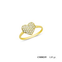  Silver Ring with stone CSD219-925K