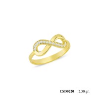  Silver Ring with stone CSD220-925K