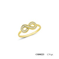  Silver Ring with stone CSD223-925K