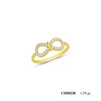  Silver Ring with stone CSD228-925K