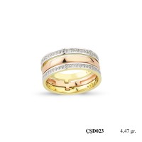 Silver Ring with stone CSD23-925K