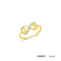  Silver Ring with stone CSD231-925K