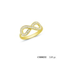  Silver Ring with stone CSD232-925K