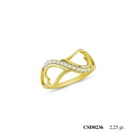  Silver Ring with stone CSD236-925K