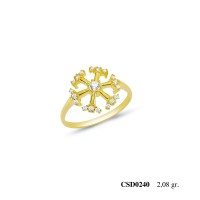  Silver Ring with stone CSD240-925K