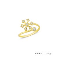  Silver Ring with stone CSD242-925K