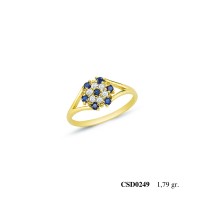  Silver Ring with stone CSD249-925K