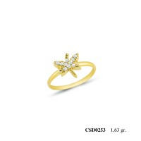  Silver Ring with stone CSD253-925K
