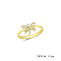  Silver Ring with stone CSD254-925K
