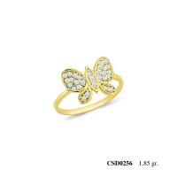  Silver Ring with stone CSD256-925K