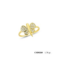  Silver Ring with stone CSD260-925K