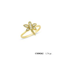  Silver Ring with stone CSD262-925K