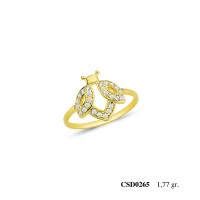  Silver Ring with stone CSD265-925K