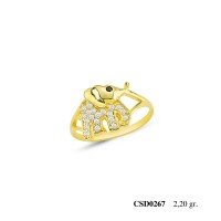  Silver Ring with stone CSD267-925K