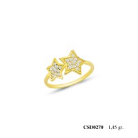  Silver Ring with stone CSD270-925K