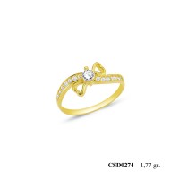  Silver Ring with stone CSD274-925K