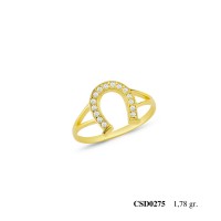  Silver Ring with stone CSD275-925K