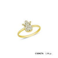  Silver Ring with stone CSD276-925K