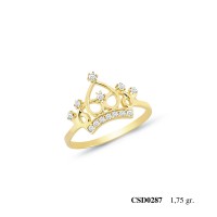 Silver Ring with stone CSD287-925K