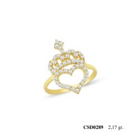  Silver Ring with stone CSD289-925K