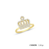  Silver Ring with stone CSD290-925K