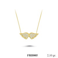 Silver    necklace    with    pendant                                          FRH005-925K