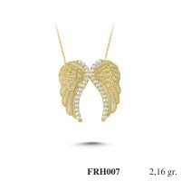 Silver    necklace    with    pendant                                          FRH007-925K