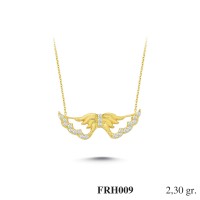 Silver    necklace    with    pendant                                          FRH009-925K